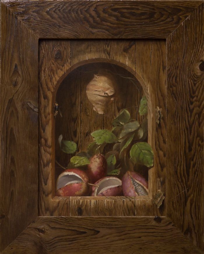 手の込んだ自製額縁の作品